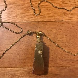 Long Stone Necklace